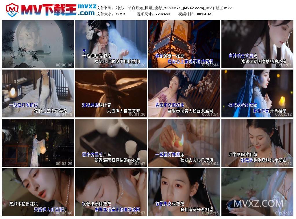 刘洪-三寸白月光_国语_流行_YF800171